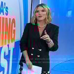 Jenna’s black blazer and crochet dress on Today