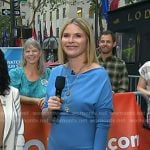Jenna’s blue long sleeve maxi dress on Today