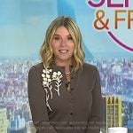 Jenna’s brown floral cardigan on Today