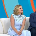 Jenna’s brown leather heel sandals on Today