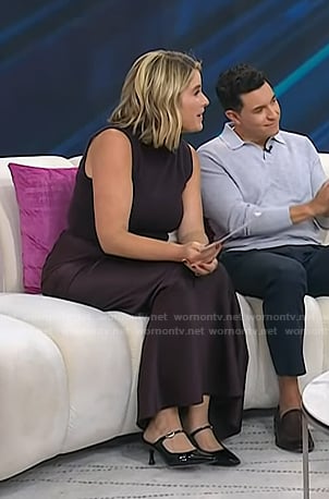 Jenna's black mules on Today