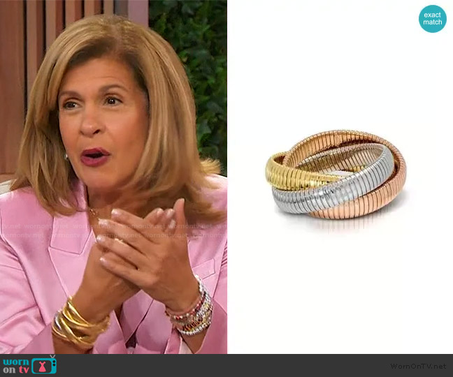 Jennifer Miller Triple Strand Bracelet worn by Hoda Kotb on Sherri