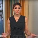 Jericka Duncan’s black vest on CBS Mornings