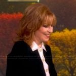 Joy’s black contrasting cardigan on The View