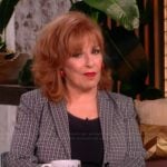 Joy’s gray check blazer on The View