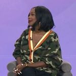 Kahlana's camo cardigan on Today
