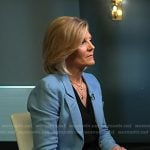 Kate Snow’s blue blazer on NBC News Daily