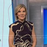 Kate’s black and beige printed top on NBC News Daily