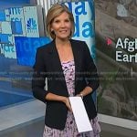 Kate’s pink floral tiered dress on NBC News Daily