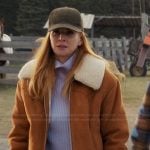 Katherine’s suede jacket on My Life with the Walter Boys