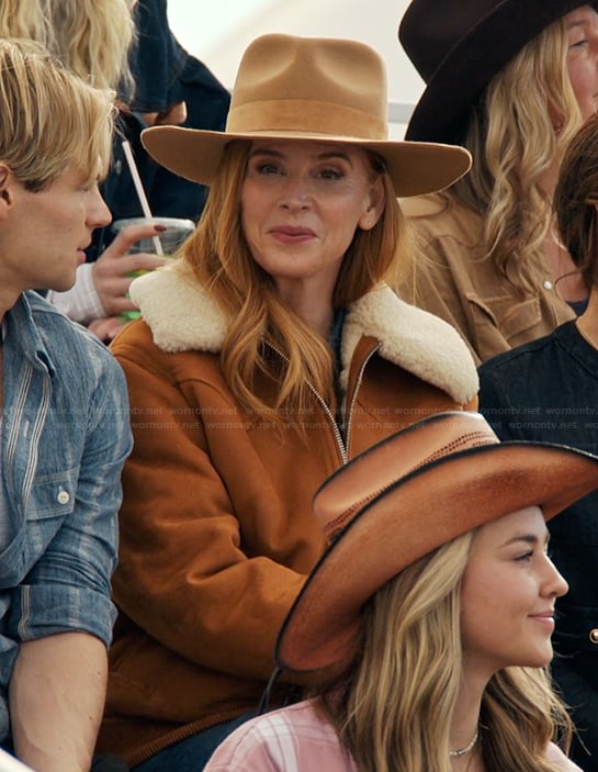 Katherine’s suede jacket on My Life with the Walter Boys