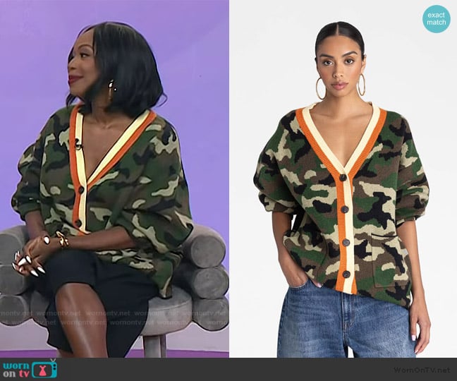 KBB by Kahlana at Target The Slouchy Cardigan worn by Kahlana Barfield Brown on Today