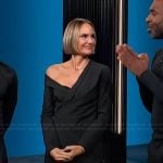 Keltie’s black one off shoulder dress on E! News