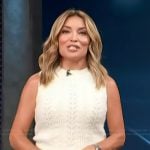 Kit’s knit vest on Access Hollywood