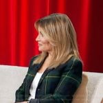 Kit’s plaid blazer on Access Hollywood