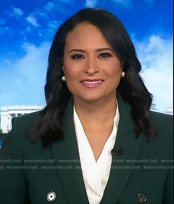 Kristen's green blazer on Today