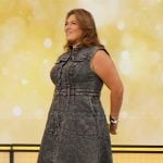 Kristina’s sleeveless denim dress on The Drew Barrymore Show