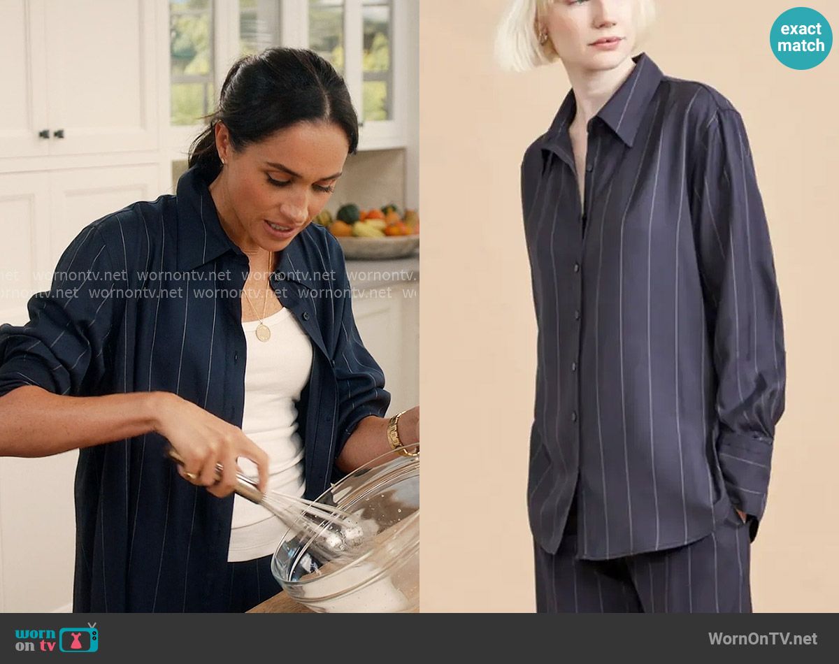 La Ligne Lee Shirt worn by Meghan Markle on With Love Meghan