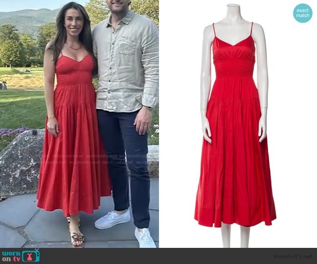 La Ligne V-Neck Long Dress worn by Alyssa Farah Griffin on The View