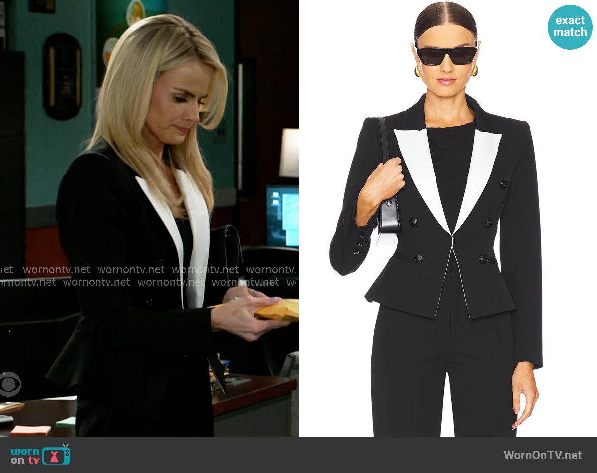 L'Agence Andalusia Blazer worn by Vanessa McBride (Lauren Buglioli) on Beyond the Gates