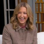 Lara’s plaid jacket on Good Morning America