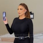 Larsa’s blac jumpsuit on The Real Housewives of Miami