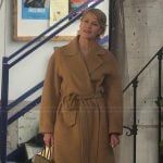 Laura’s cashmere coat on The Girlfriend