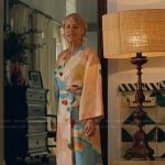 Laura’s pink printed robe on The Girlfriend