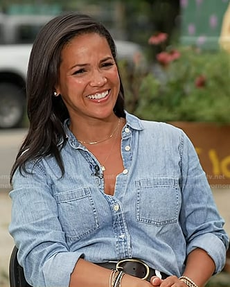 Laura’s denim shirt on Today