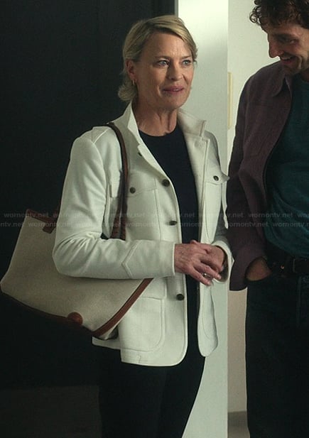 Laura's white jacket on The Girlfriend