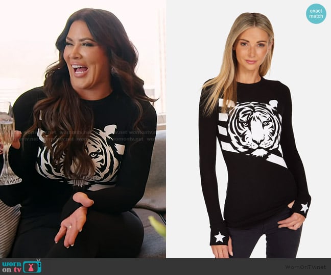 Lauren Moshi McKinley Fitted Thermal worn by Emily Simpson on The Real Housewives of Orange County