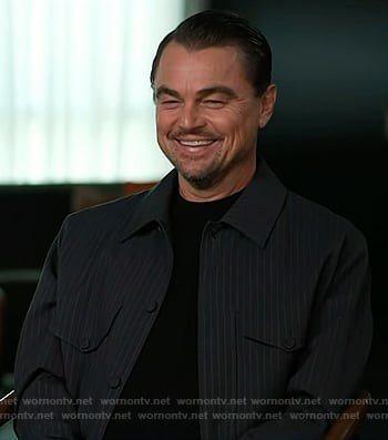 Leonardo DiCaprio's pinstripe jacket on Today