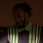 Lewis’s green striped polo on Reasonable Doubt