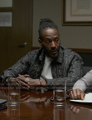 Lewis's black quilted jacket on Reasonable Doubt