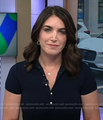 Liz's navy polo dress on Today