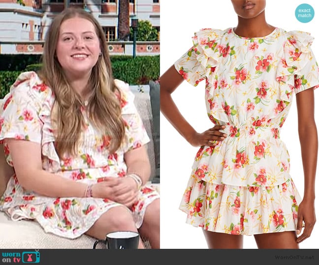 Loveshackfancy Natasha Cotton Dress worn by Bama Morgan on Access Hollywood