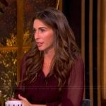 Alyssa’s sheer mini dress on The View