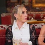 Marysol’s bib lace blouse on The Real Housewives of Miami