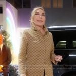 Marysol’s beige monogram jacket on The Real Housewives of Miami