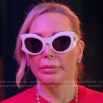 Marysol’s white sunglasses on The Real Housewives of Miami