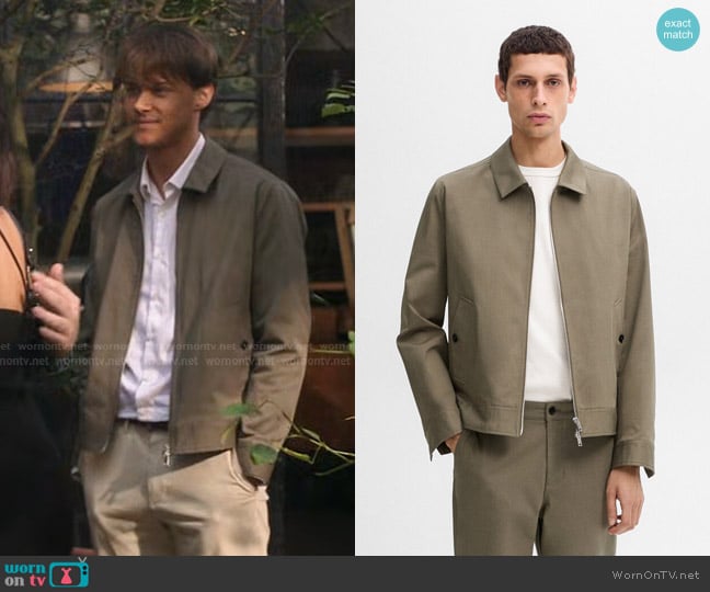 Massimo Dutti Studio Cotton-blend Pocket Jacket worn by Conrad (Christopher Briney) on The Summer I Turned Pretty