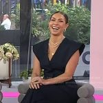 Melissa’s pinstripe top and pants on Today