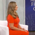 Melinda French Gates’s brown slingback pumps on Good Morning America