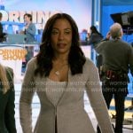 Mia’s grey jacket on The Morning Show
