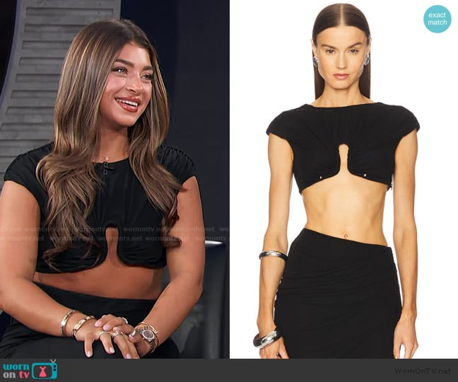 Michael Costello x REVOLVE Adalynn Top worn by Gia Giudice on E! News