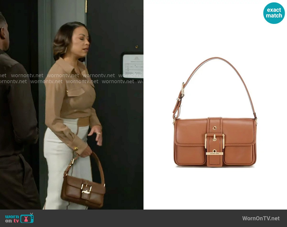 Michael Kors Colby Medium Bag worn by Nicole Dupree Richardson (Daphnee Duplaix) on Beyond the Gates