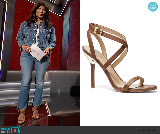 MICHAEL Michael Kors Asha Sandal worn by Julie Chen on Big Brother