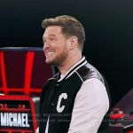 Michael’s opening scene varsity jacket on The Voice