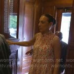 Michelle Miller's floral smocked dress on CBS Mornings