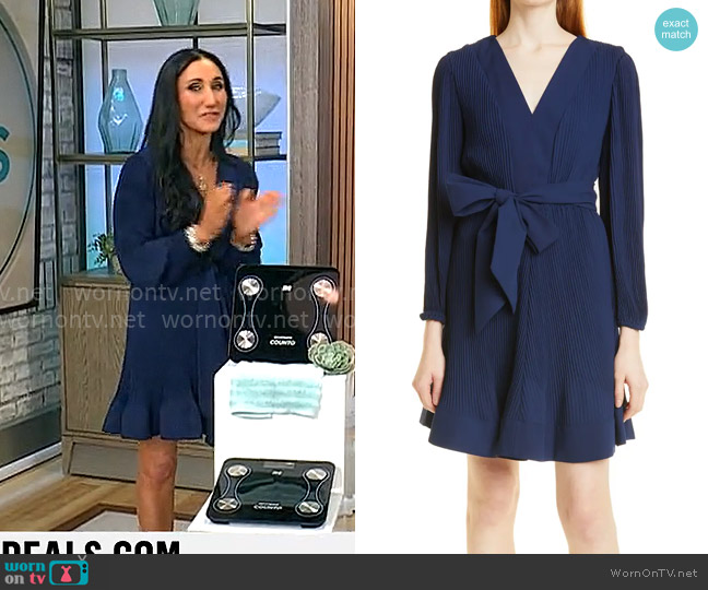 Milly Liv Dress worn by Elizabeth Werner on CBS Mornings